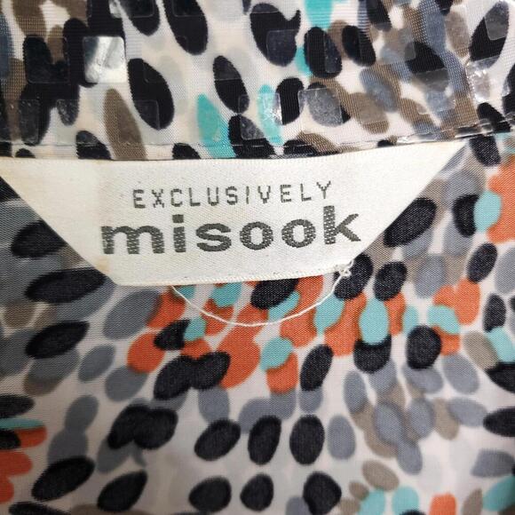 Exclusively Mistook Jacket Womens Large Artsy Full Zip Lightweight Abstract - Picture 5 of 7